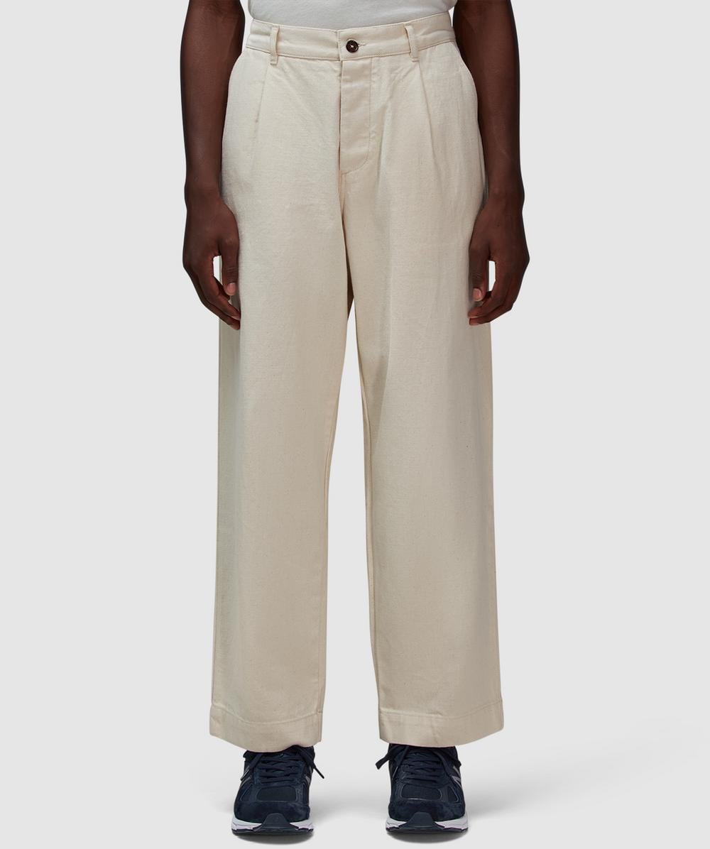 Universal Works Duke Pant In Ecru