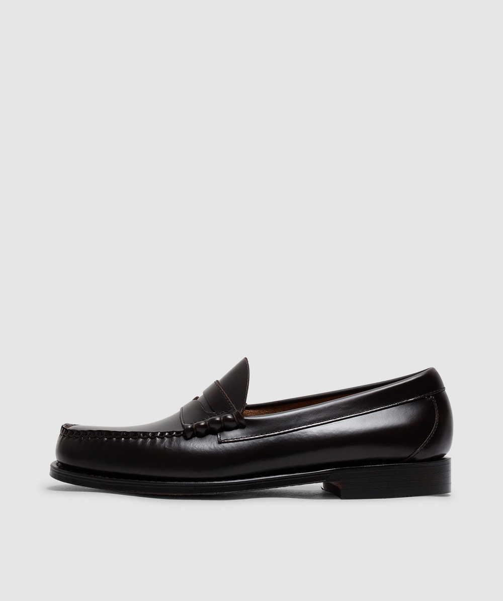 Gh Bass G.h. Bass Weejun Heritage Larson Moc Penny Loafer In Chocolate