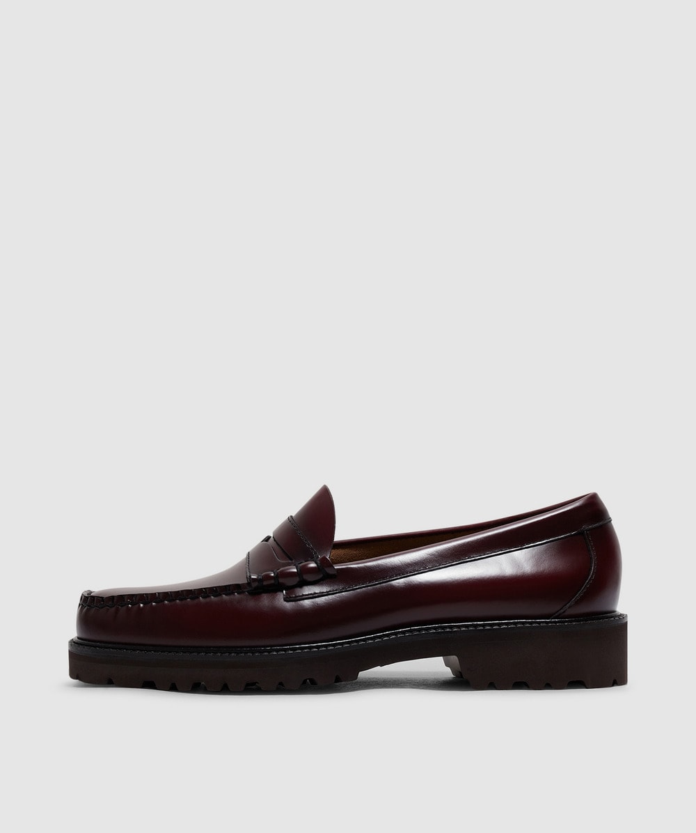 Gh Bass G.h. Bass Weejun Heritage Larson Moc Penny Loafer In Wine