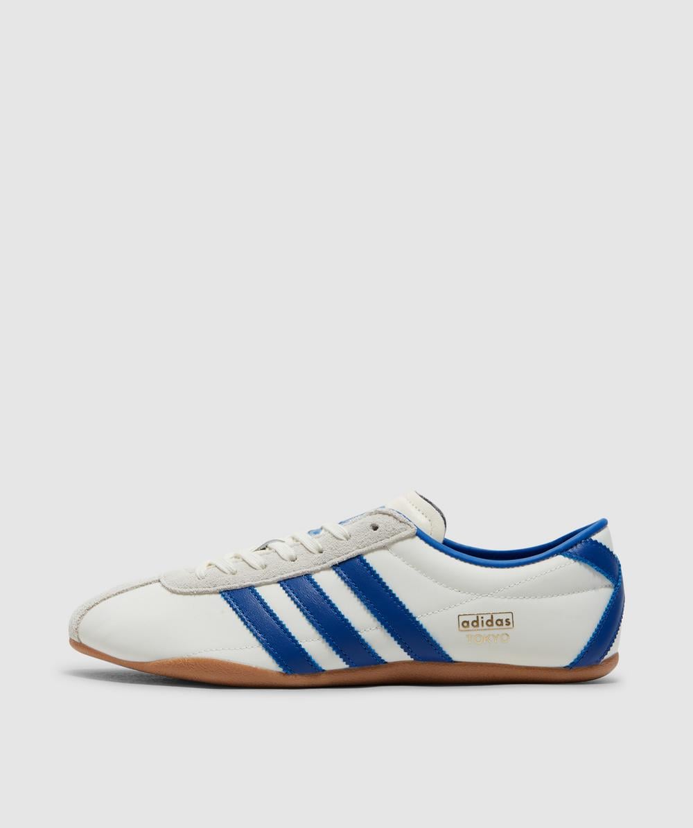 adidas Toyko Sneaker (Off White/Team Royal Blue/Gold - 4) - Size 4 - Women's, Unisex