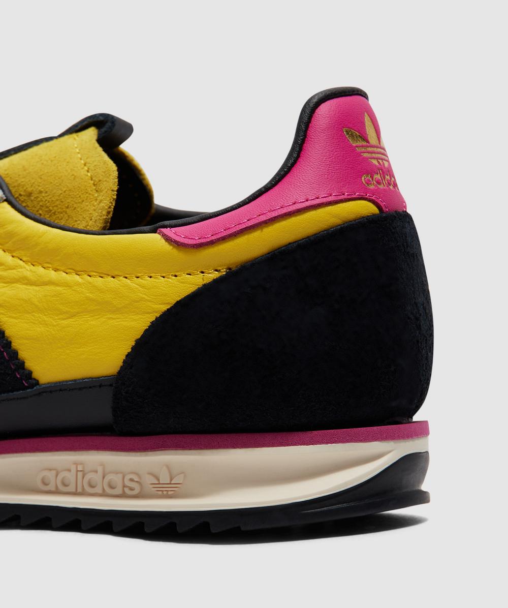 adidas SL 72 sneaker | YELLOW/CORE BLACK/SEMI LUCID FUCHSIA