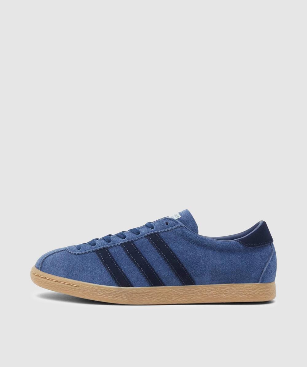 Adidas Originals Adidas Tobacco Sneaker In Dark Blue/night Indigo/gum4