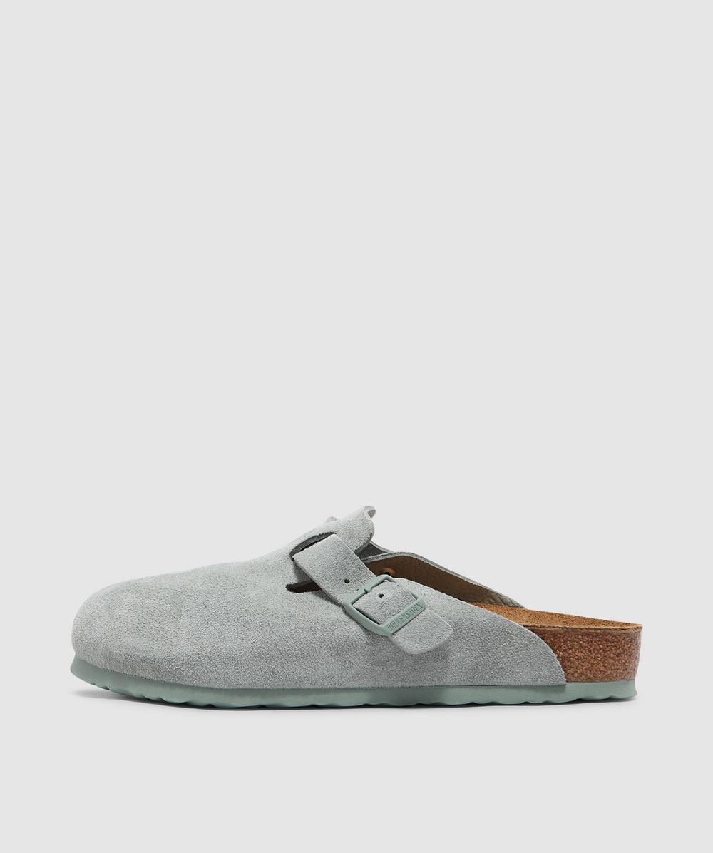 Birkenstock Boston Sandal In Pure Sage