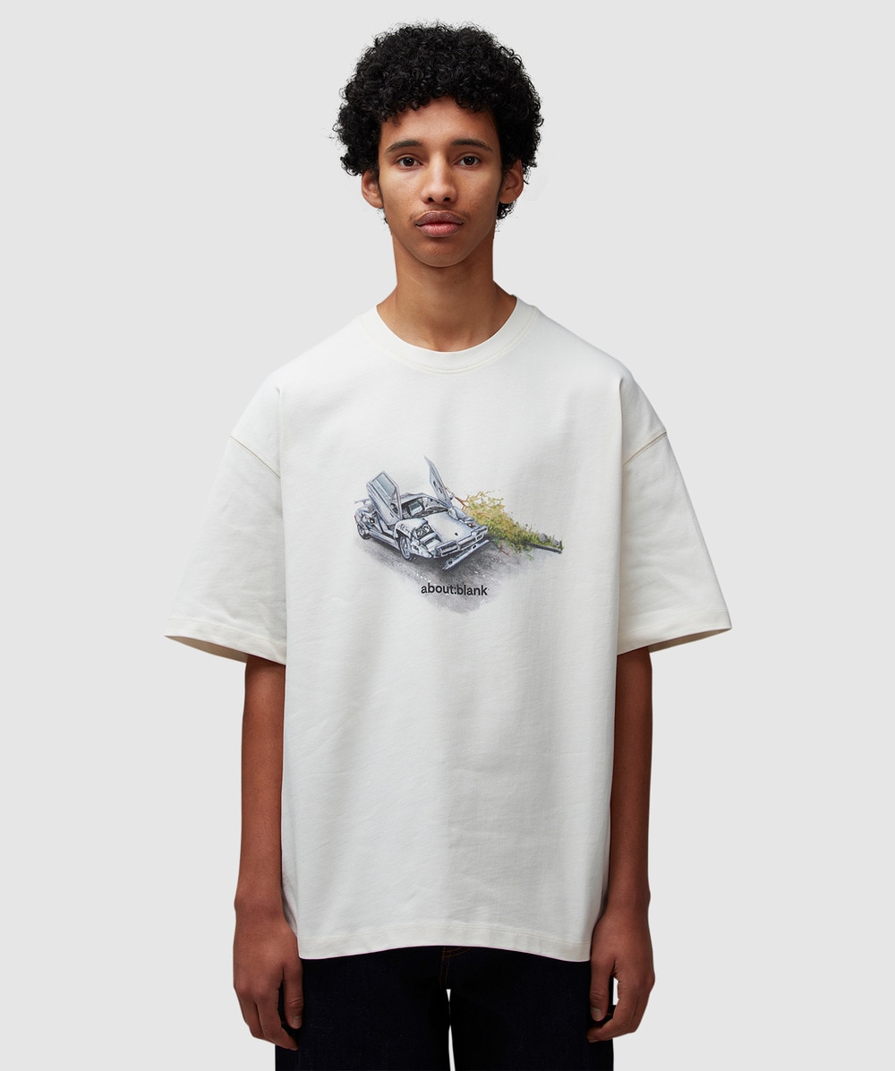 Aboutblank About:blank Brookville T-shirt In Oat