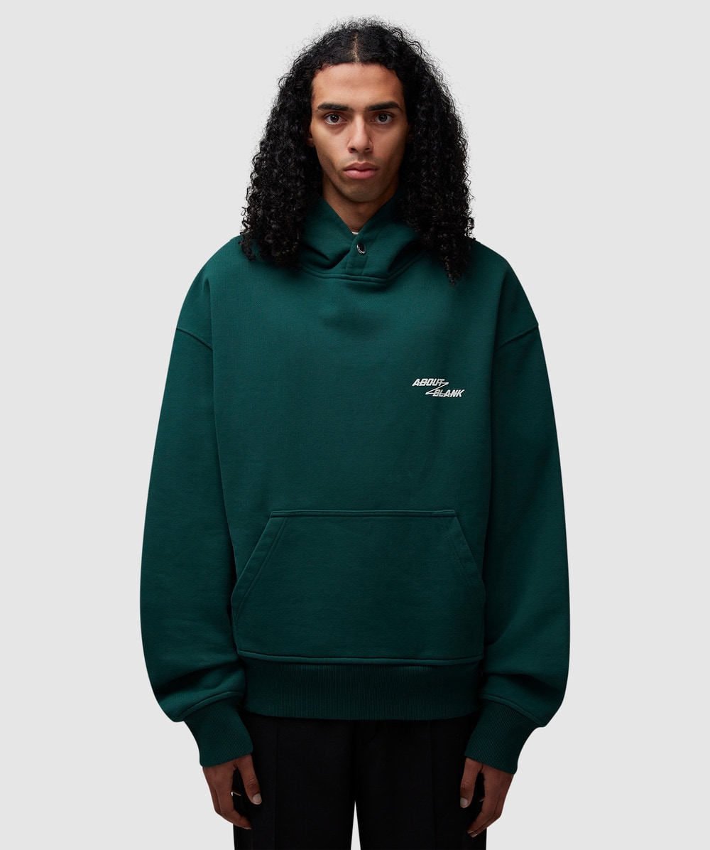 about:blank Defender Hoodie (Epsom Green/Ecru - M) - Size M, Male