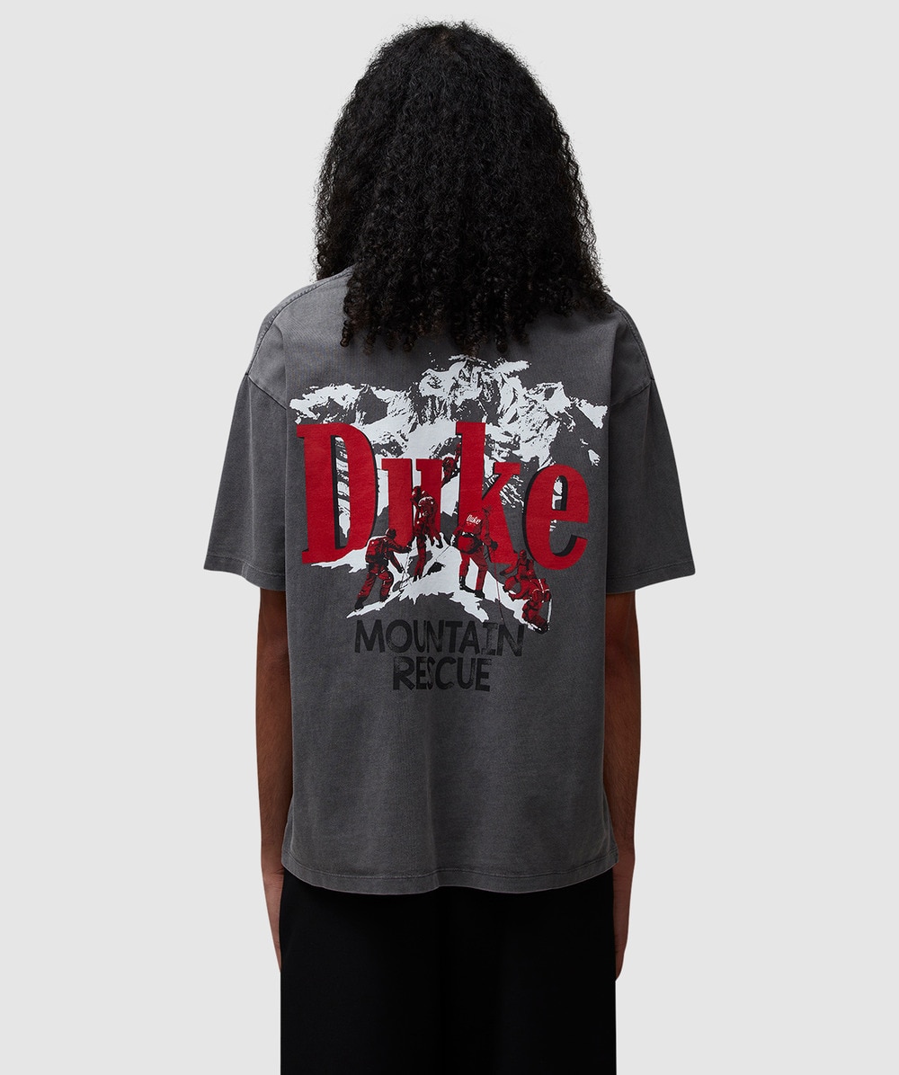 Duke + Dexter Mountain Rescue T-Shirt (Washed Grey - S) - Size S, Unisex