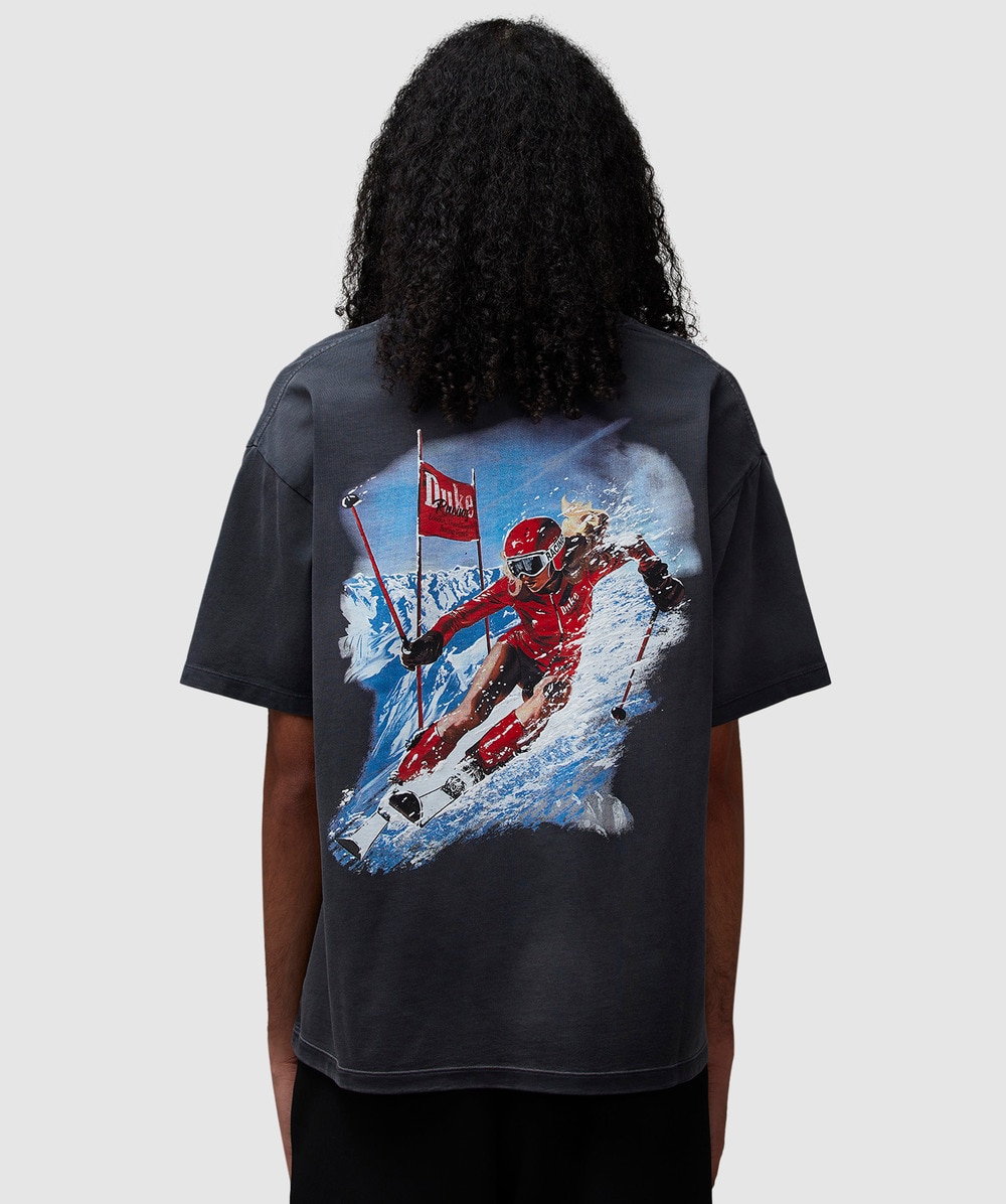 Duke + Dexter Ski T-Shirt (Washed Black - M) - Size Clothing & Accessories > Clothing > Shirts & Tops, Unisex
