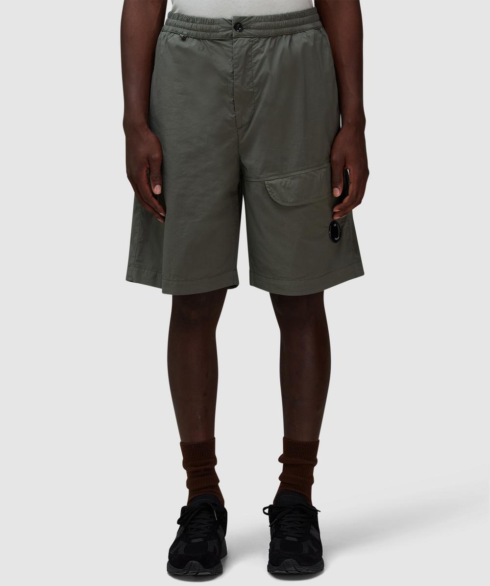 C.P. Company 50 Fili Stretch Cargo Short (Thyme - 48) - Size Clothing & Accessories > Clothing > Shorts, Male