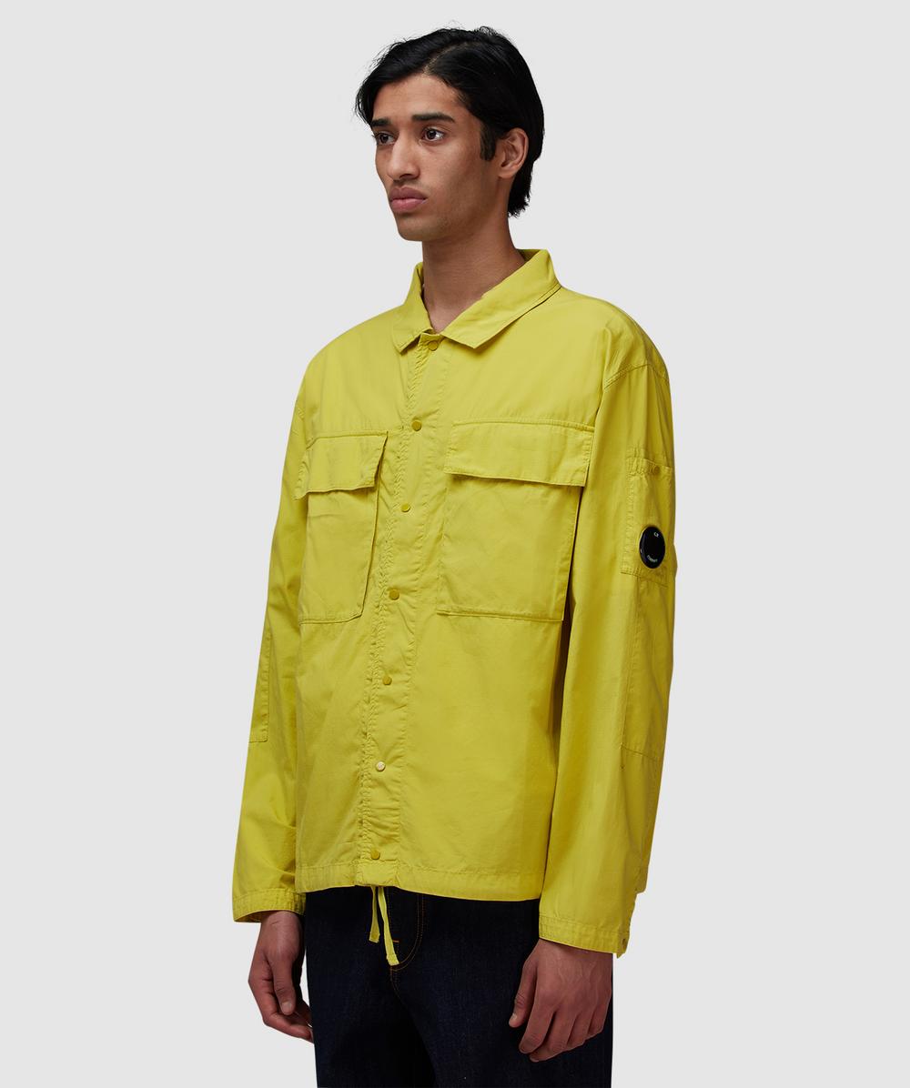 C.P. Company Cotton ripstop lens overshirt | CRESS GREEN