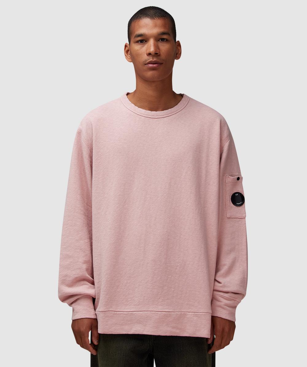 C.P. Company Mafile Sweatshirt (Misty Rose - M) - Size M, Male