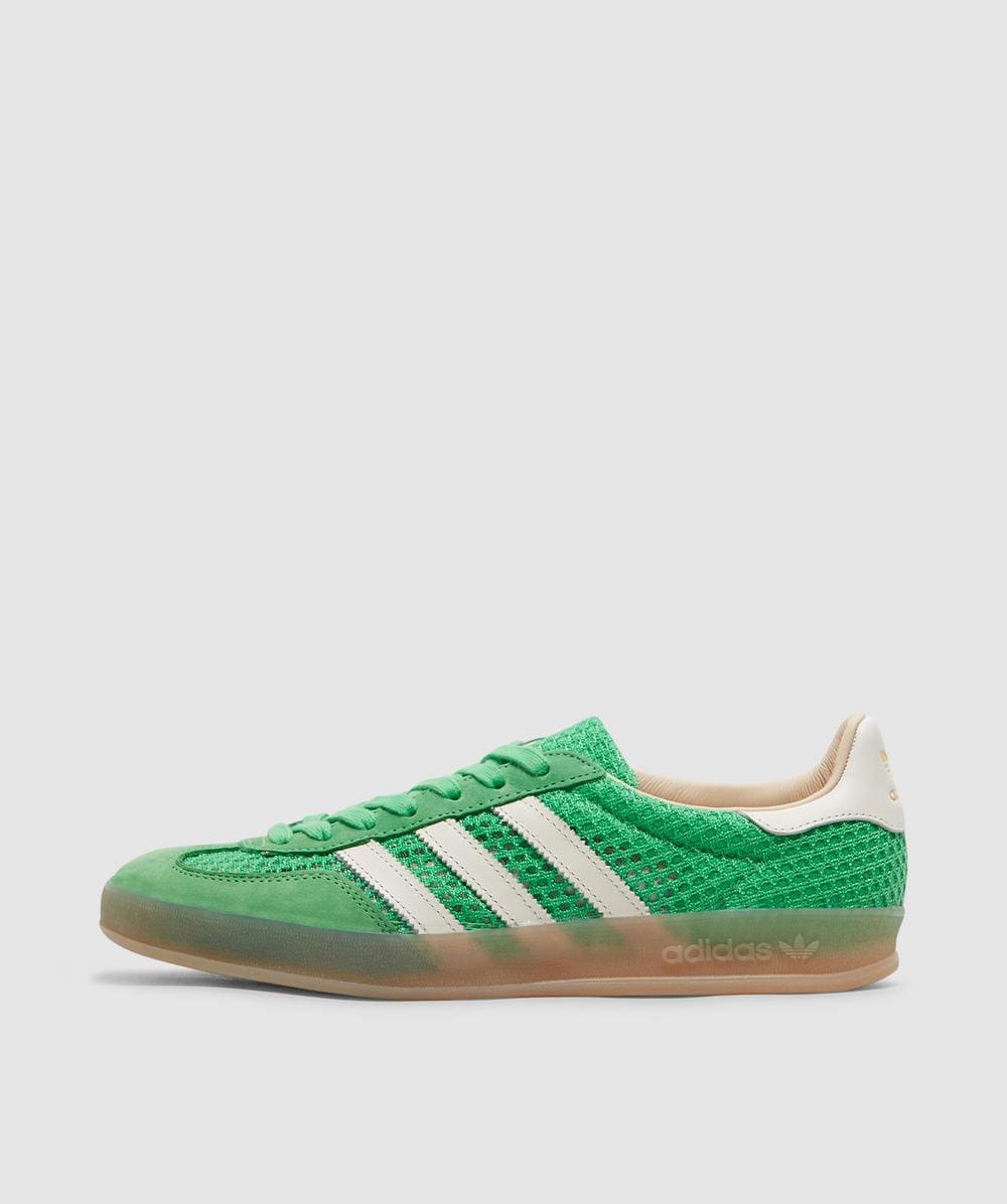 adidas Gazelle Indoor Sneaker (Energy Green/Off White/Magic Beige - 4) - Size 4 - Women's, Unisex