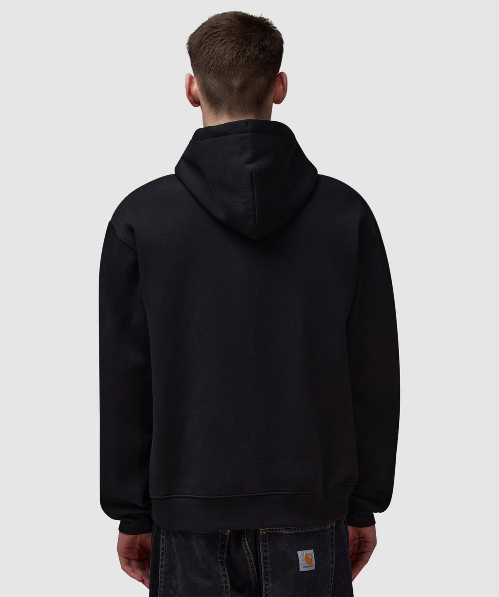 Dime Cursive small logo zip hoodie | BLACK | SEVENSTORE
