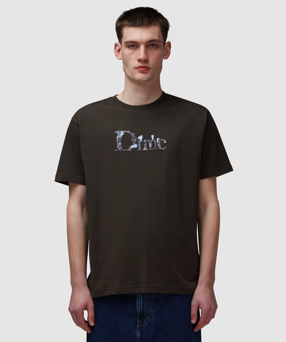 Dime Classic Steampunk T-shirt In Vintage Black