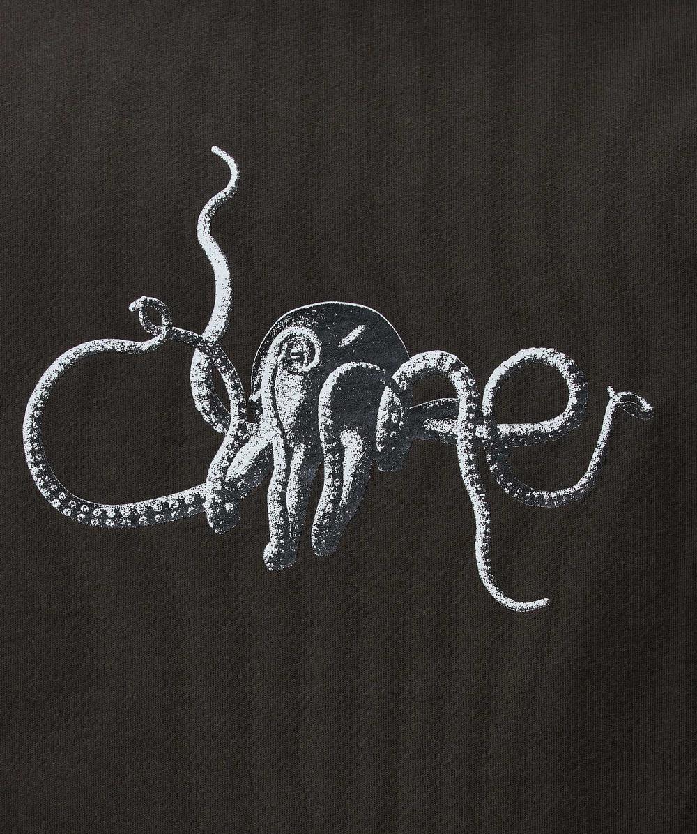 Dime Octopus t-shirt | VINTAGE BLACK | SEVENSTORE
