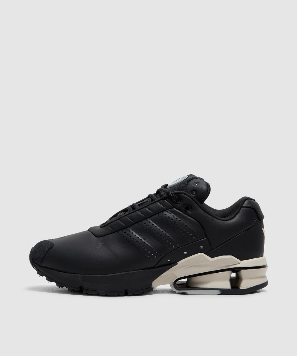Y-3 Black A3 Control Sneakers In Black/black/talc