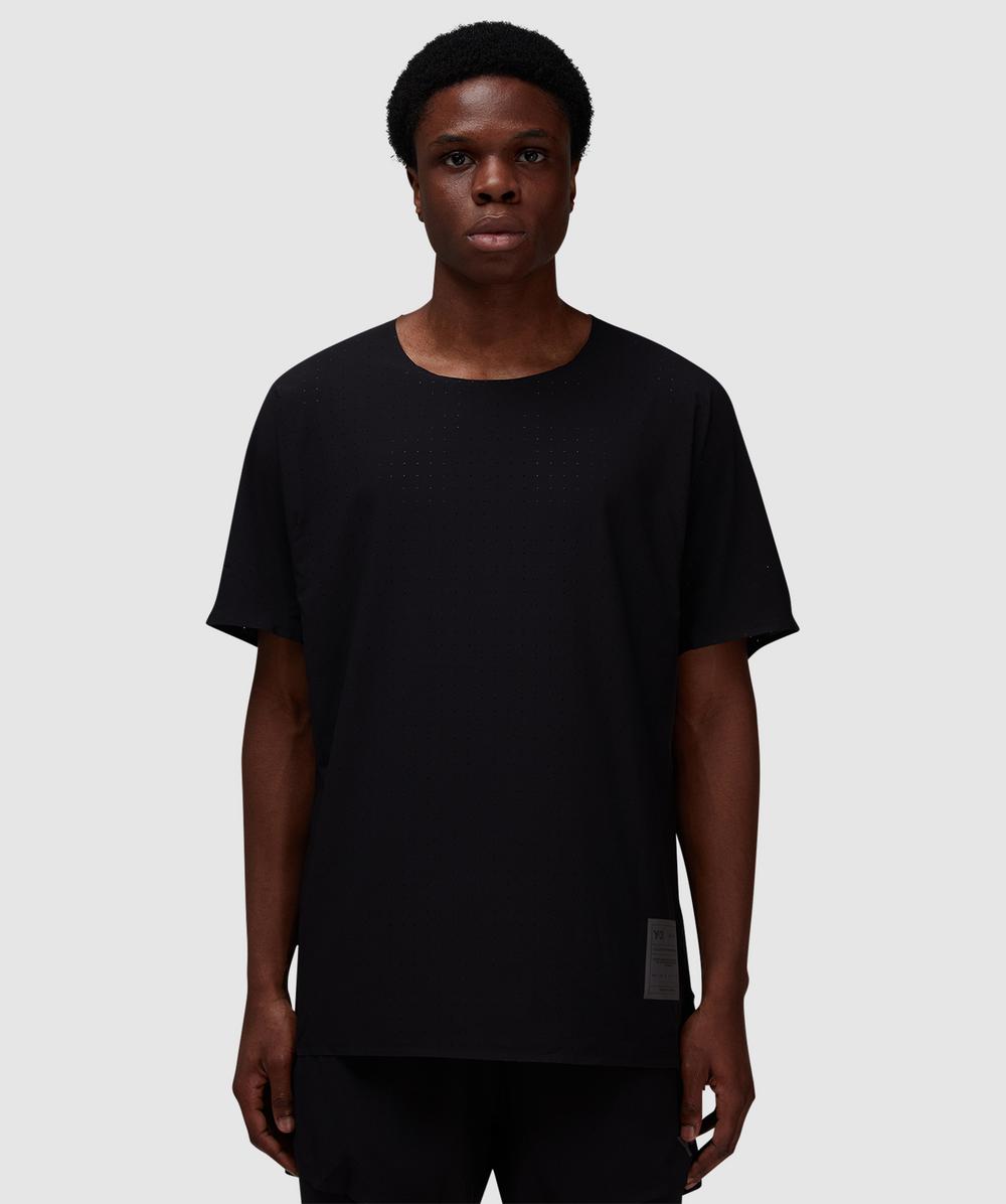 Y-3 Running Short-sleeves T-shirt In Black