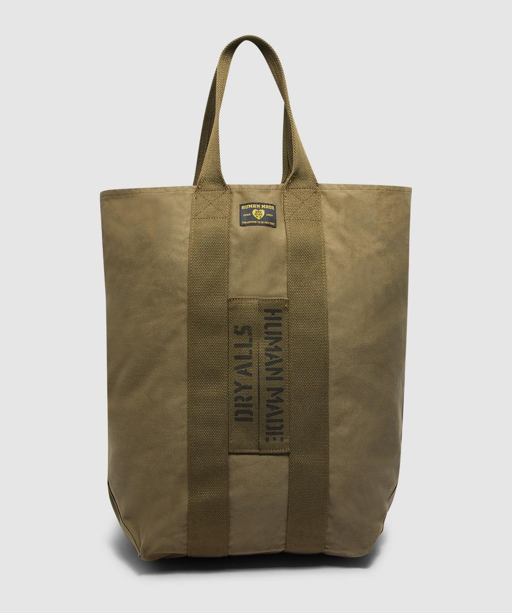 Human Made Military Dry Alls Tote Bag In Olive Drab