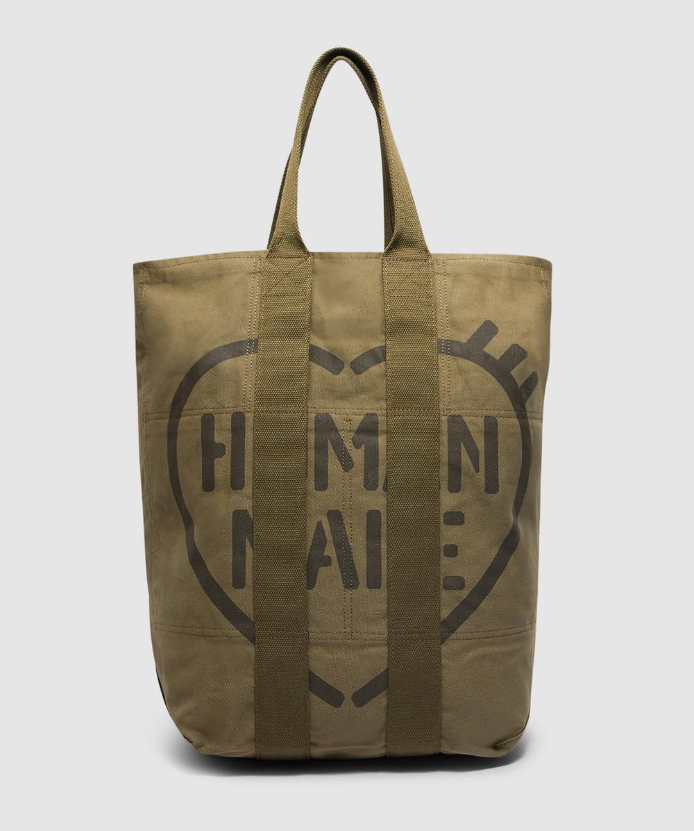 バッグ HUMAN MADE Tote Bag \"Olive Drab\" Buy Human Made Tote Bag 'Olive Drab' - HM28GD013 OLIV | GOAT
