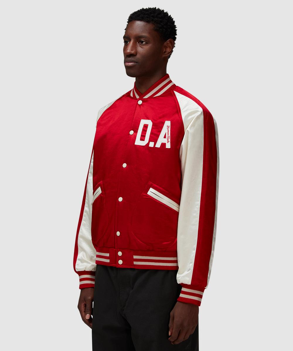Human Made Satin stadium jacket | RED | SEVENSTORE