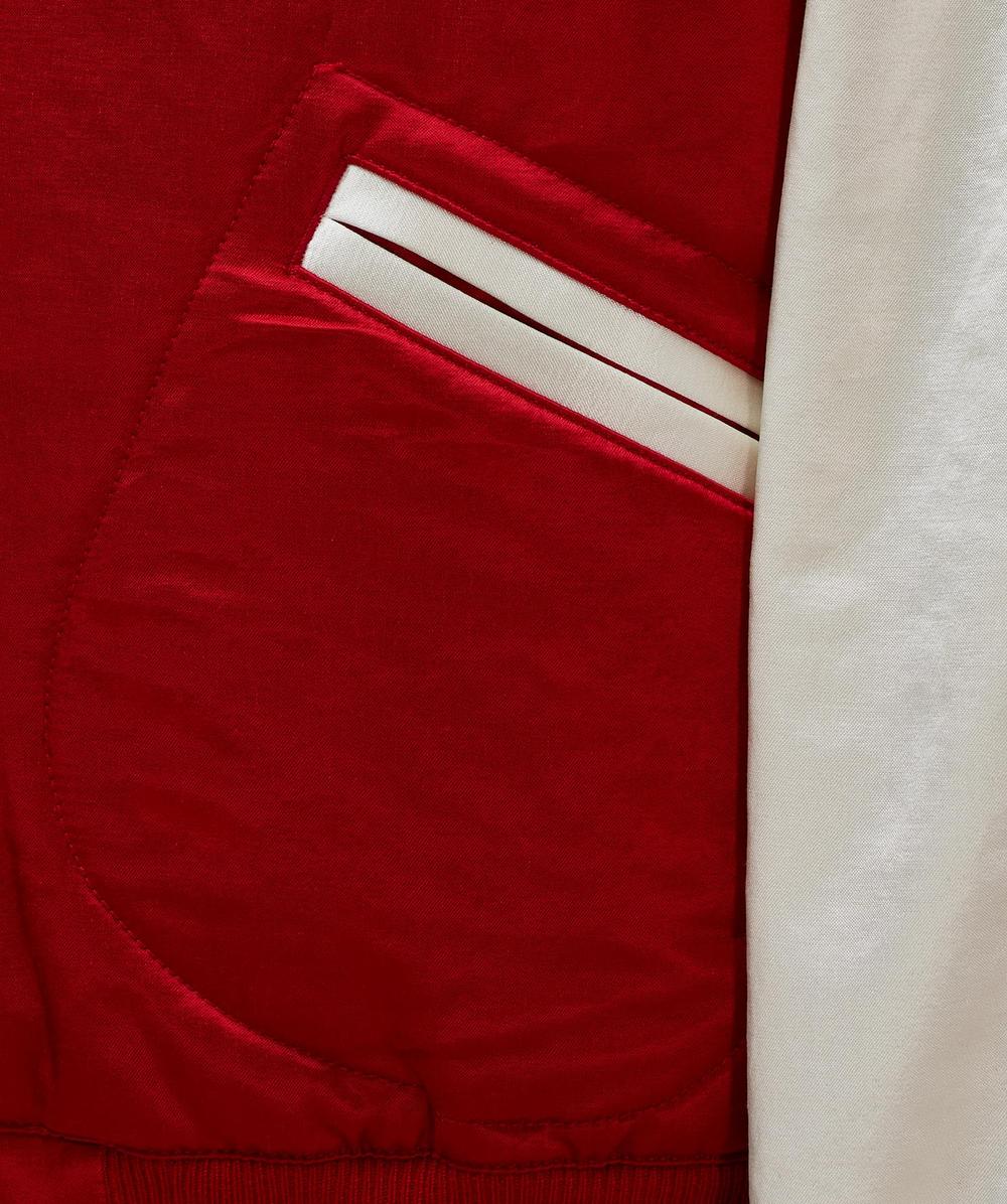 Human Made Satin stadium jacket | RED | SEVENSTORE