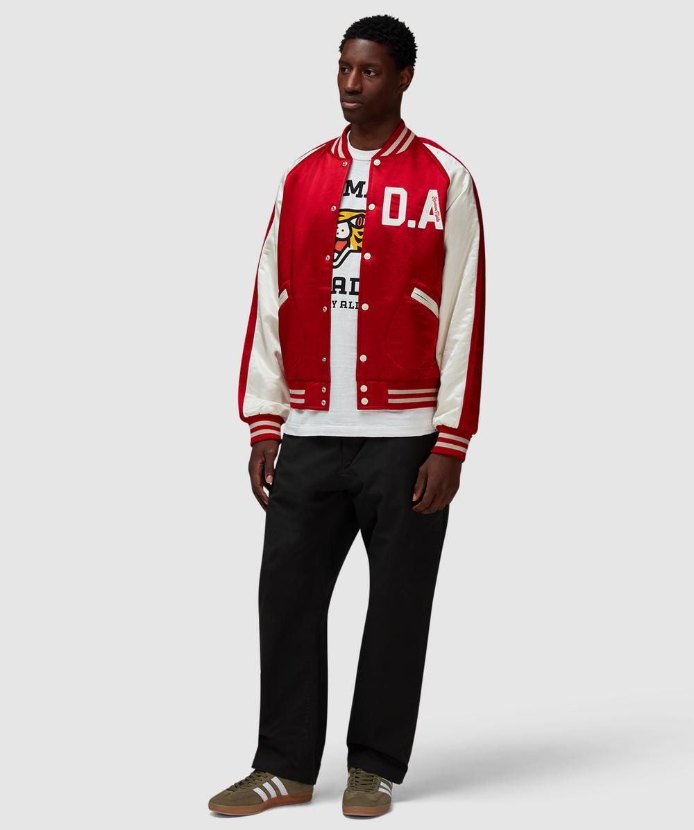 Human Made Satin stadium jacket | RED | SEVENSTORE