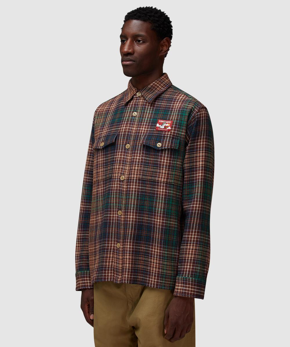 シャツ No.0927 geek check SHIRT (4color) GREEN BEIGE OXFORD BUSINESS CHECK SHIRT - ZOAK