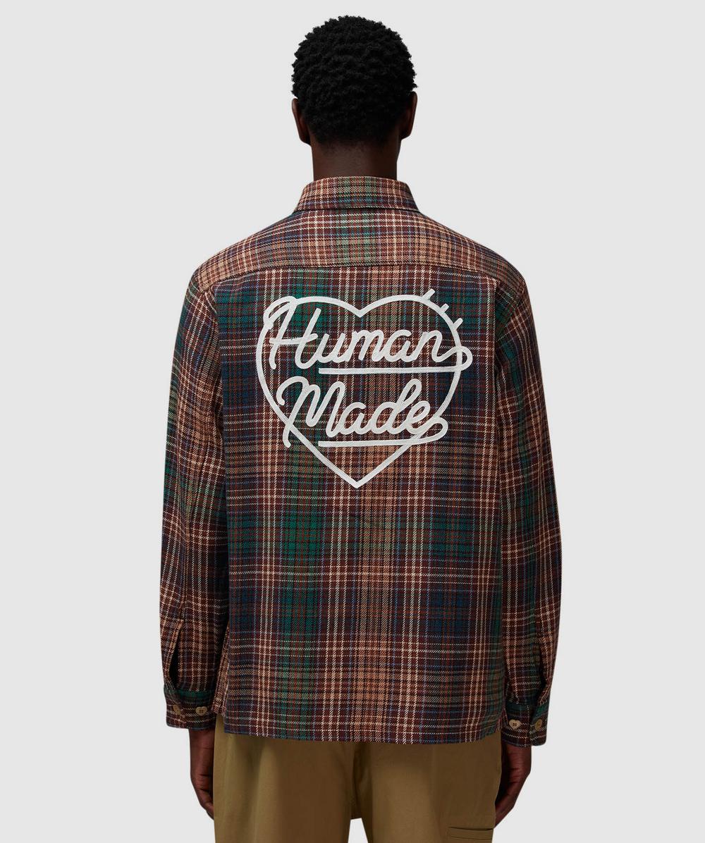 トップス HUMAN MADE CHECK SHIRT RED L HUMAN MADE CHECK LONG SLEEVE SHIRT
