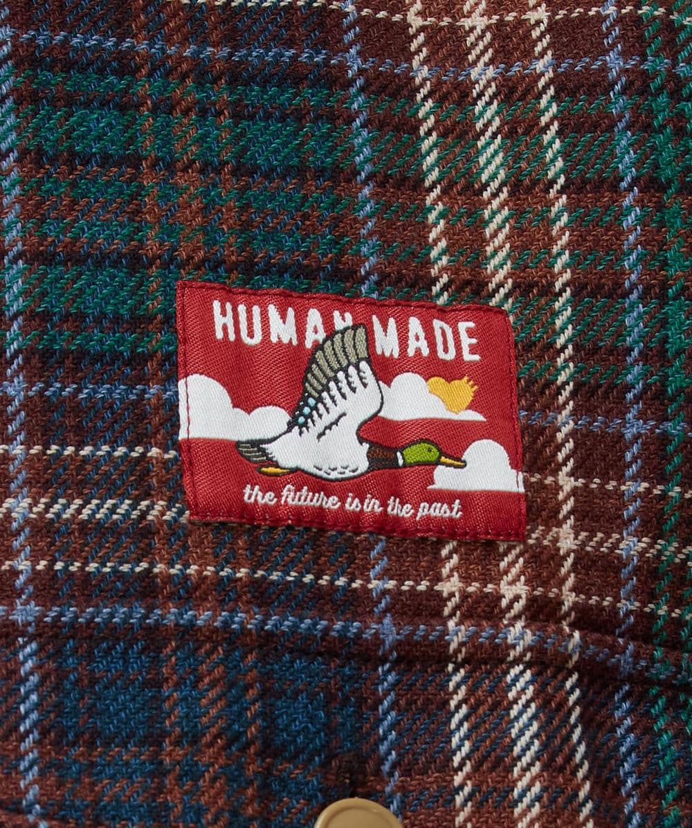 トップス HUMAN MADE CHECK SHIRT RED L HUMAN MADE CHECK LONG SLEEVE SHIRT