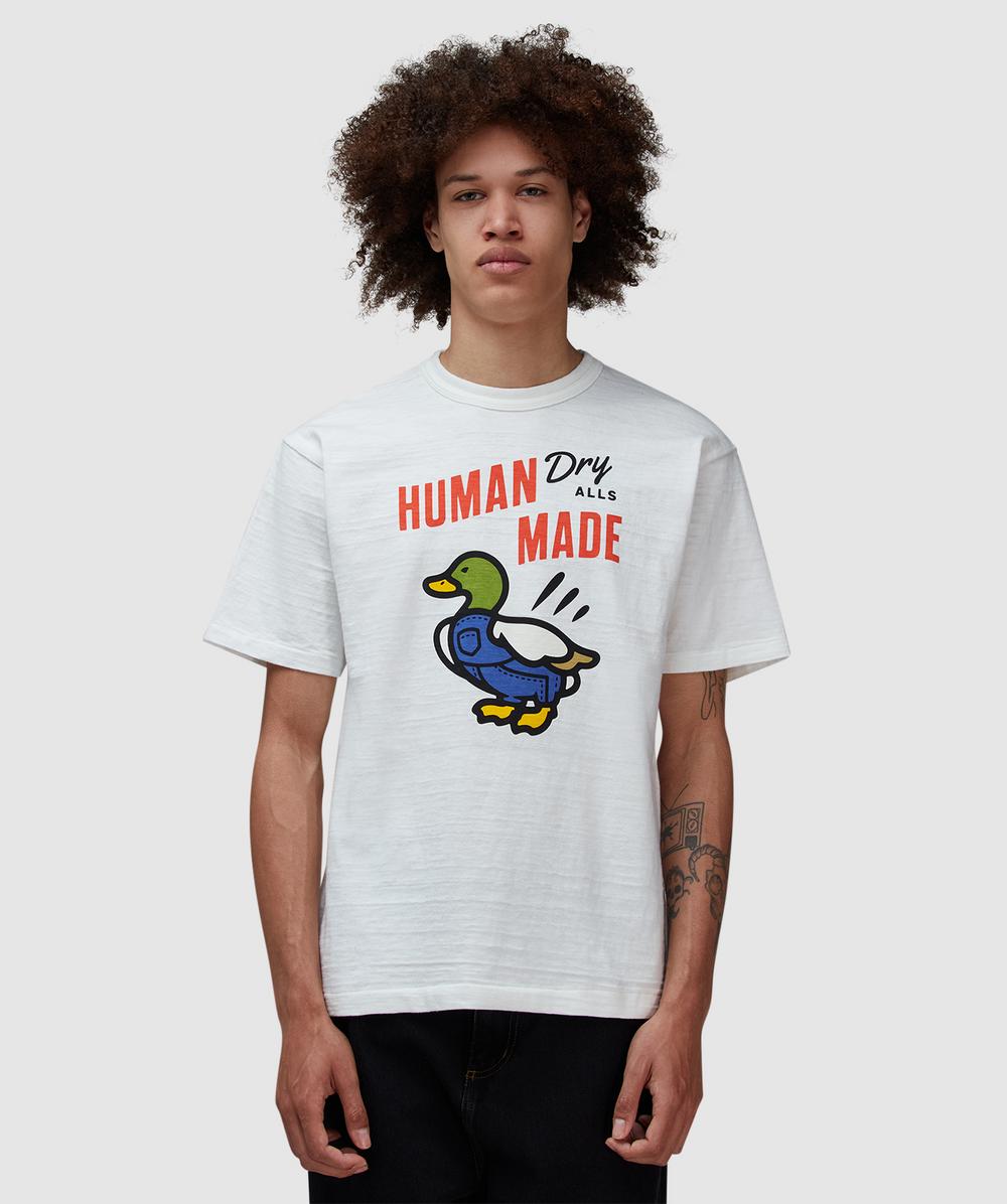 Human Made Dungaree Duck T-Shirt (White - M) - Size M, Unisex