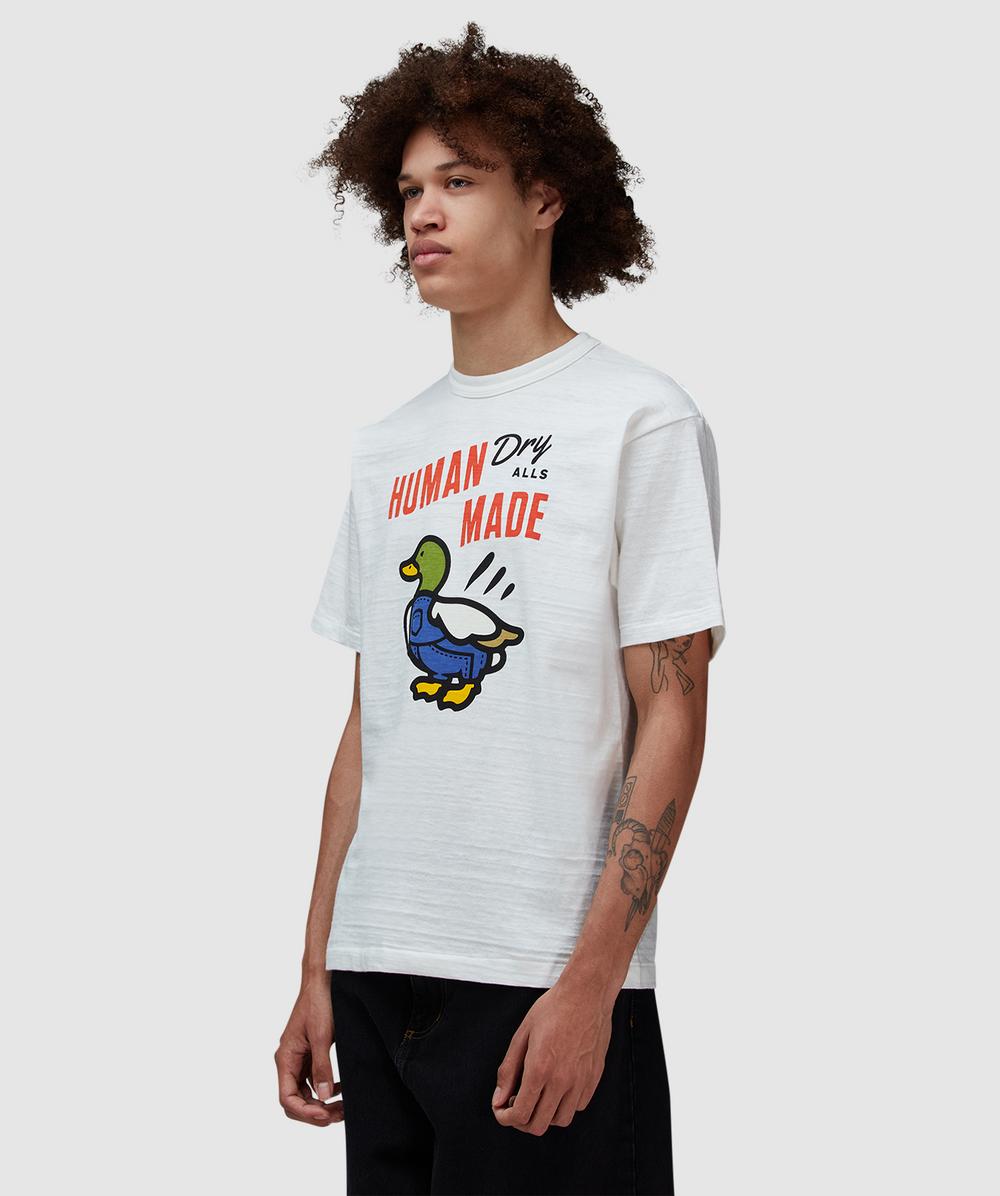 Human Made Dungaree duck t-shirt | WHITE | SEVENSTORE