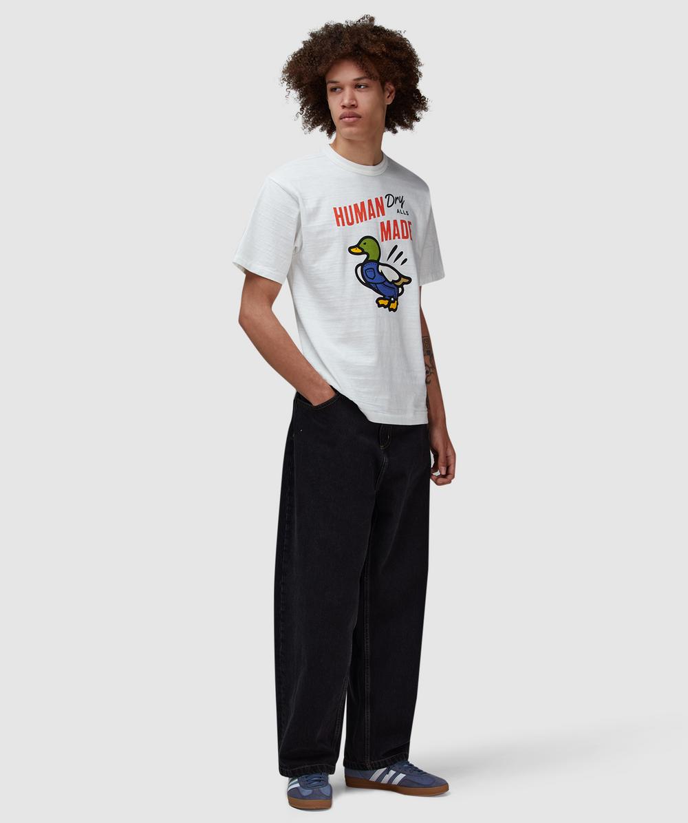 Human Made Dungaree duck t-shirt | WHITE | SEVENSTORE