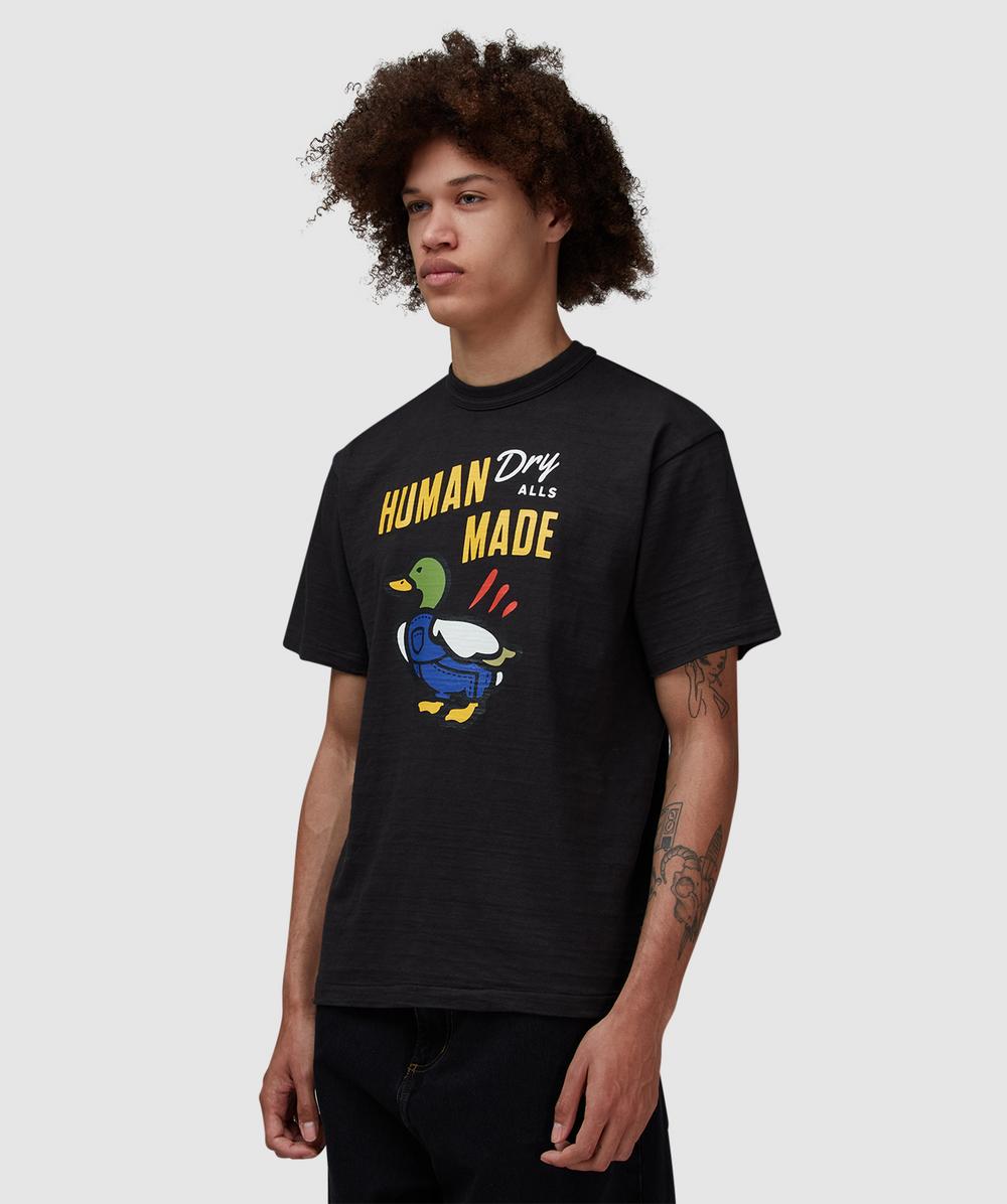 Human Made Dungaree duck t-shirt | BLACK | SEVENSTORE