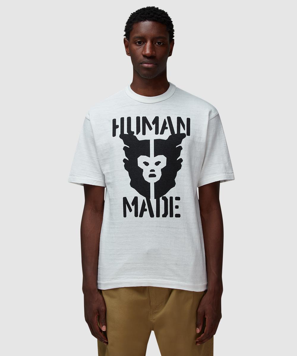 Human Made Face Logo T-Shirt (Cream - Xxl) - Size XXL, Unisex