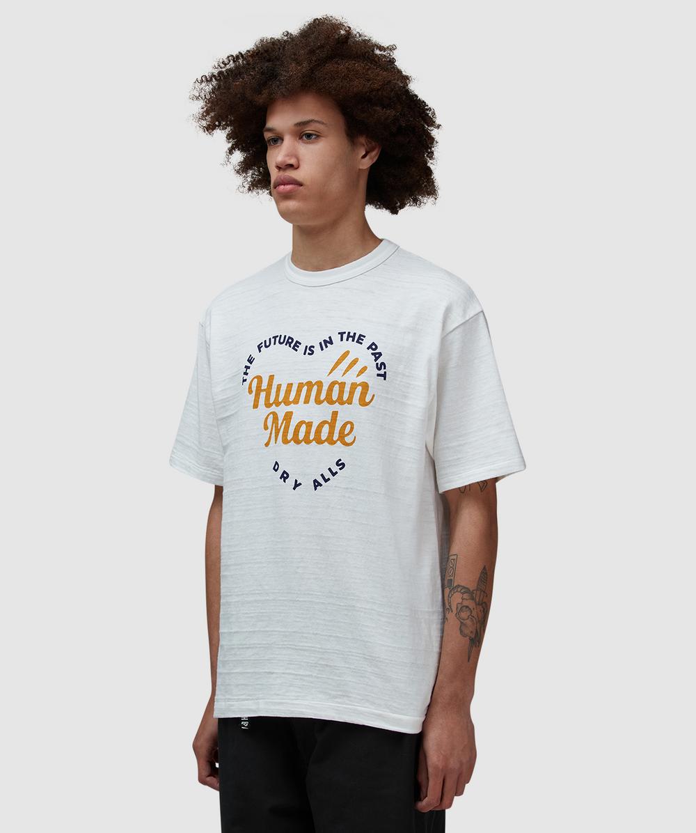 Human Made The future is in the past heart t-shirt | WHITE