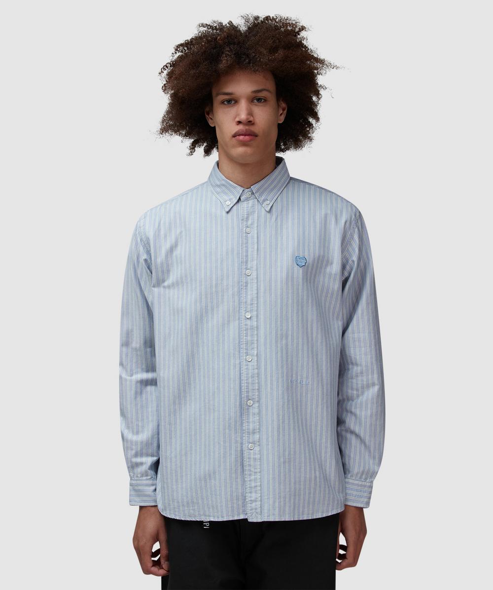 Human Made Striped Bd Shirt (Blue - M) - Size M, Male