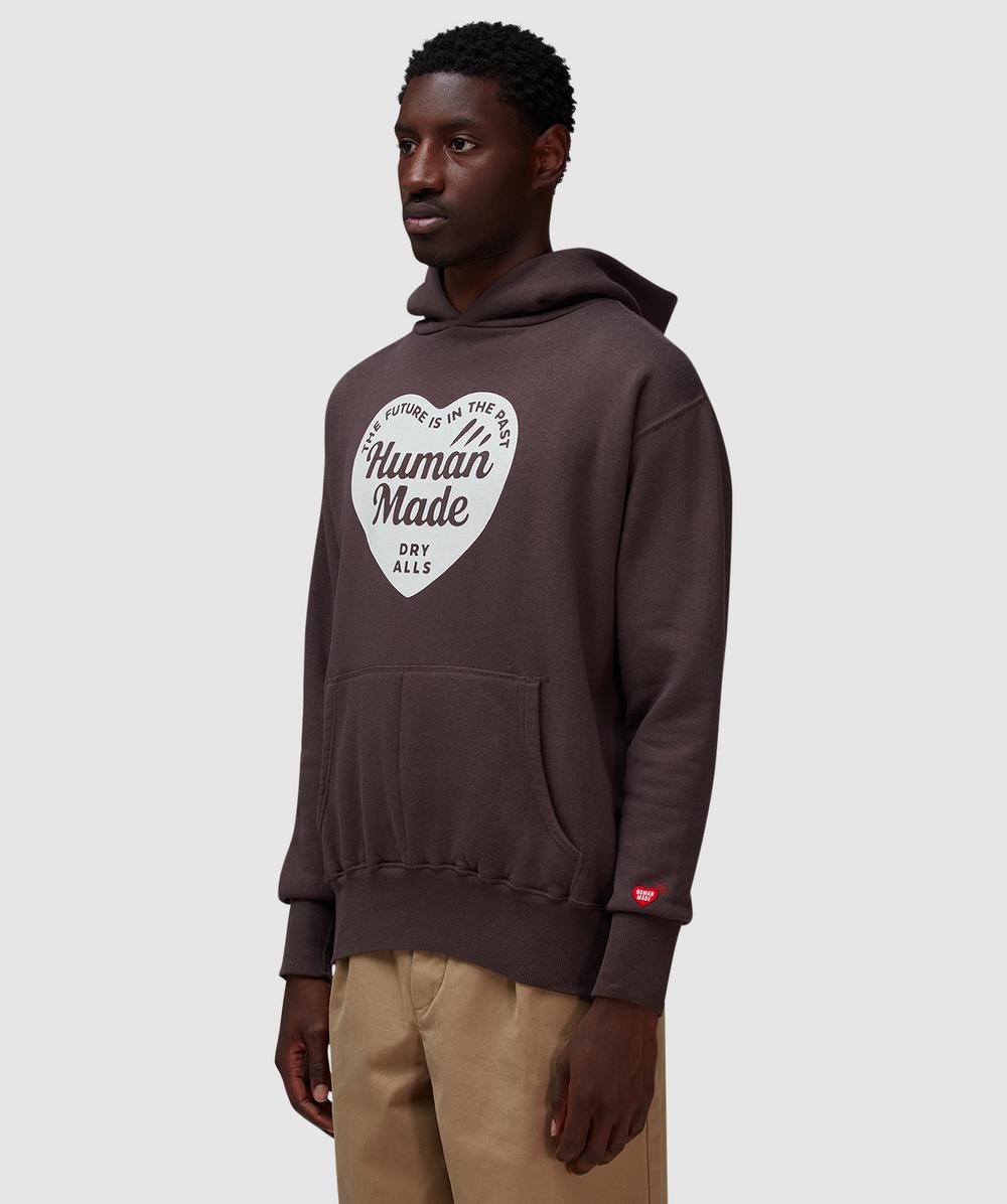 Human Made Tsuriami heart hoodie | BROWN | SEVENSTORE
