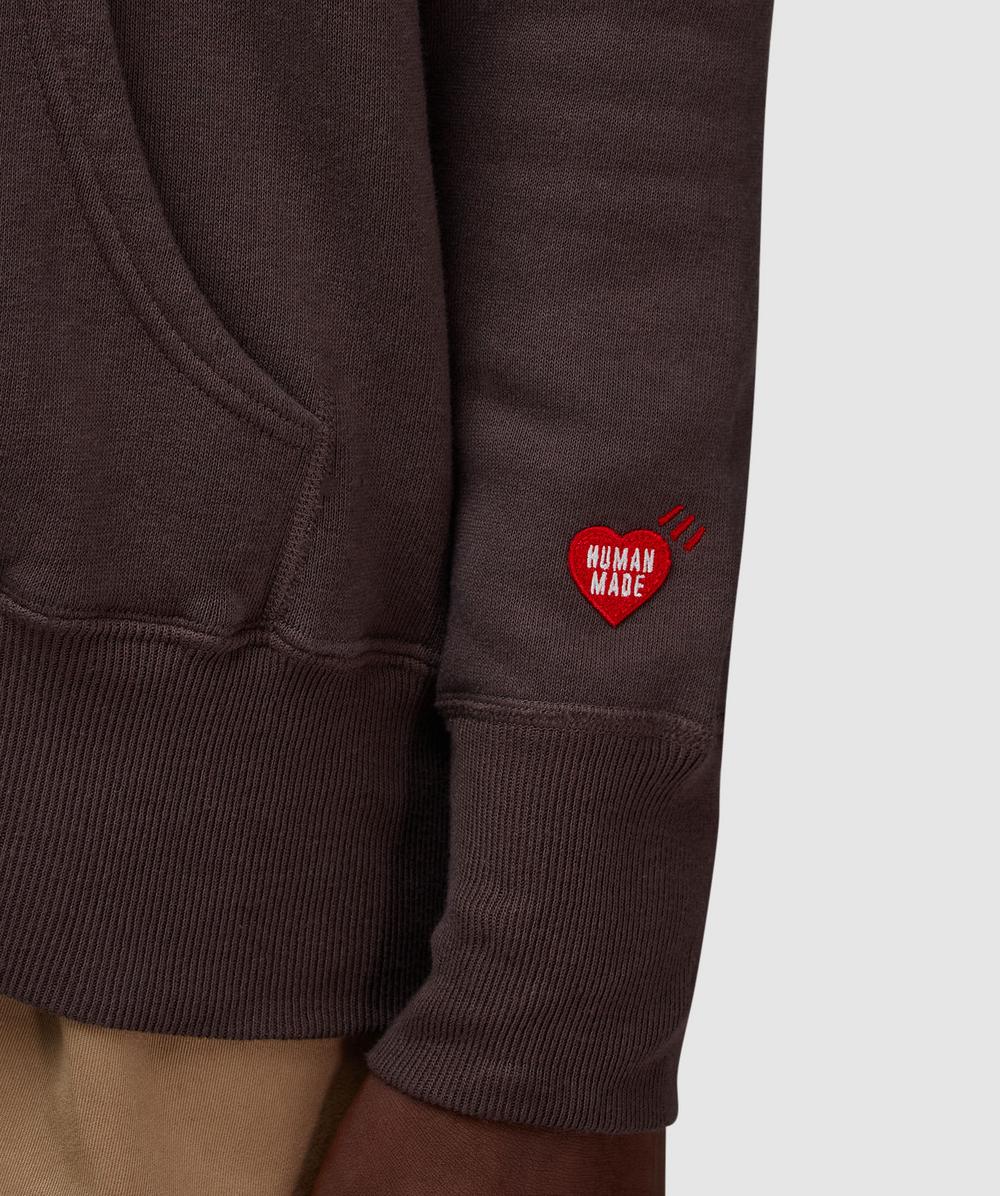 【本物保証 /関税・送料無料】HUMAN MADE Heart Hoodie Human Made Tsuriami heart hoodie | BROWN | SEVENSTORE