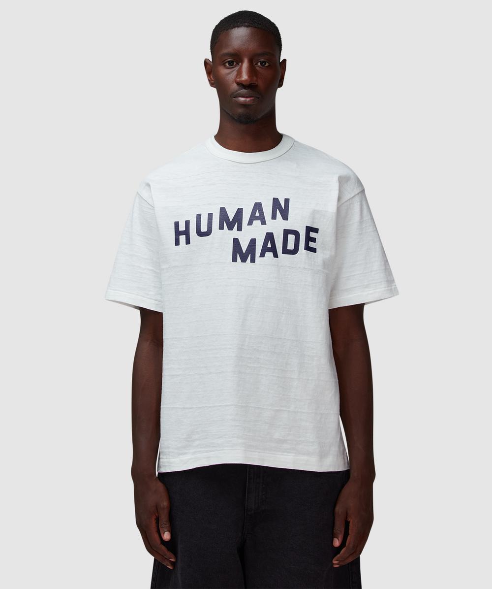 Human Made Diagnoal Script T-shirt In White