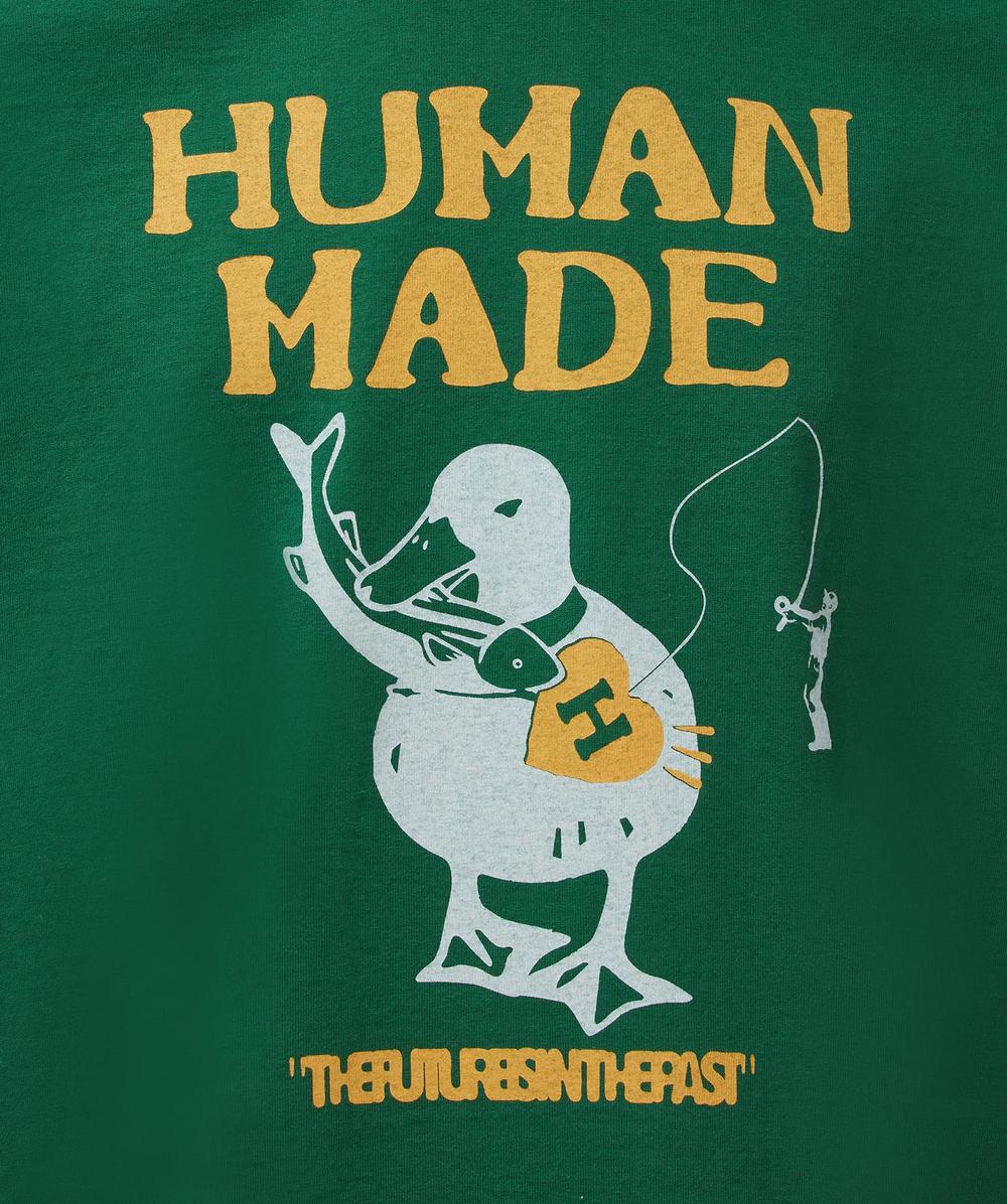 Human Made Fishing duck t-shirt | GREEN | SEVENSTORE