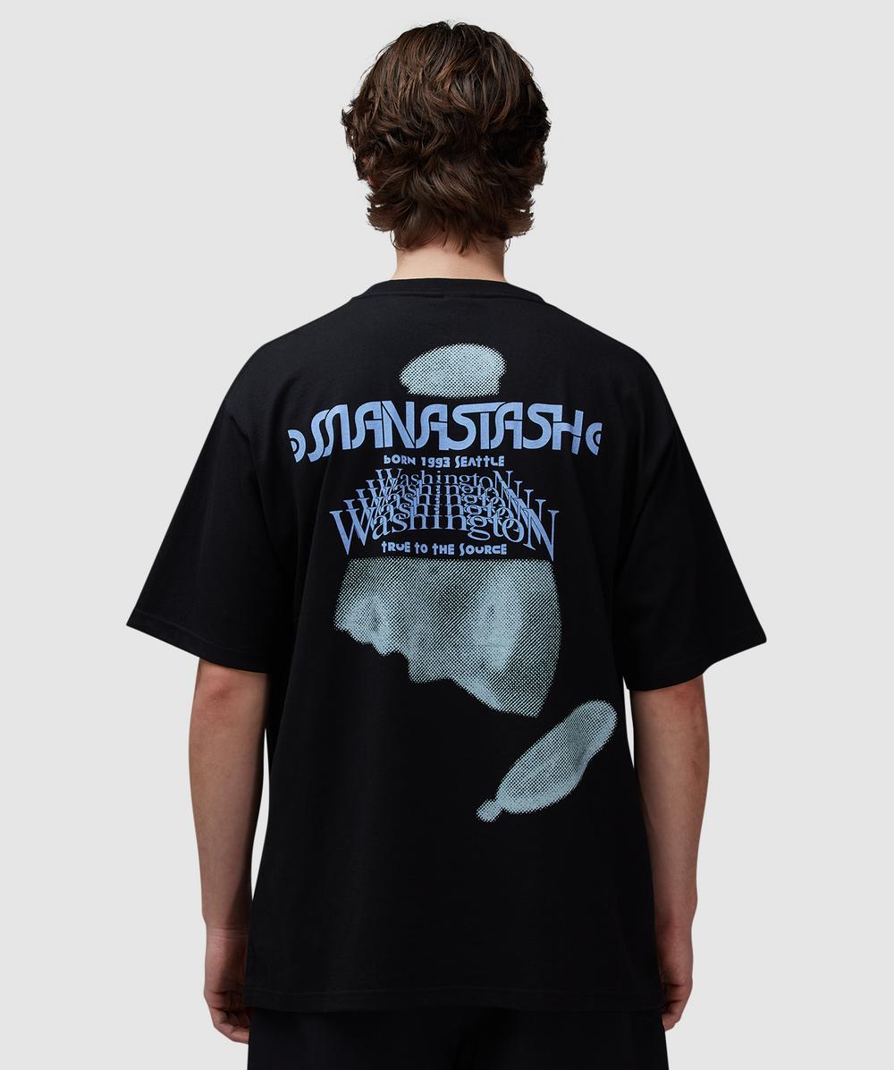 Manastash Citee Timescape T-shirt In Black