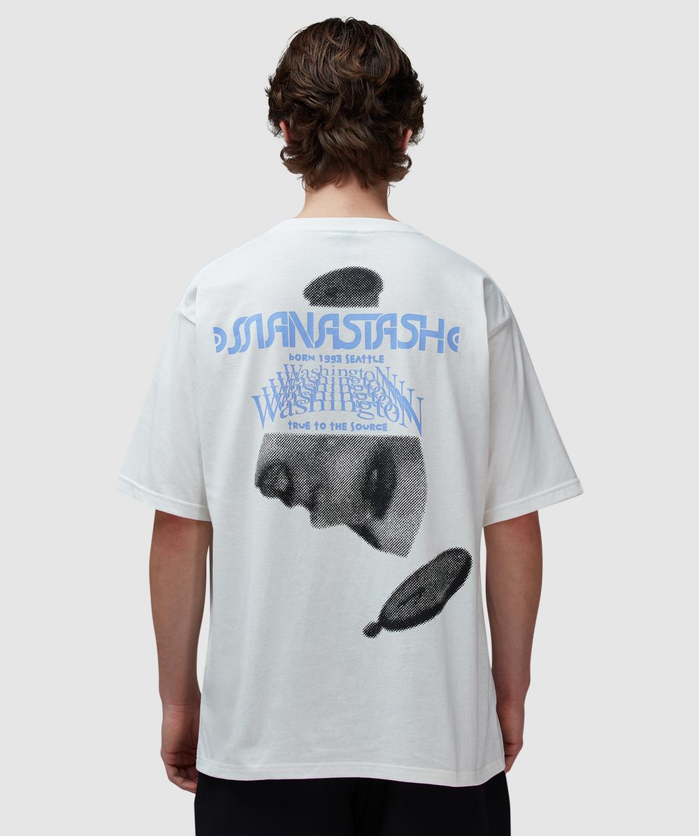 Manastash Citee Timescape T-shirt In White