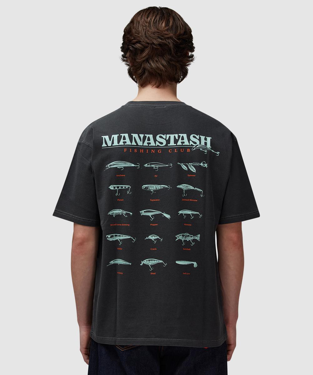 Manastash Pumice Lure T-shirt In Black
