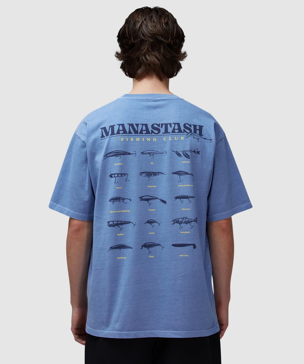 Manastash Pumice Lure T-shirt In Blue