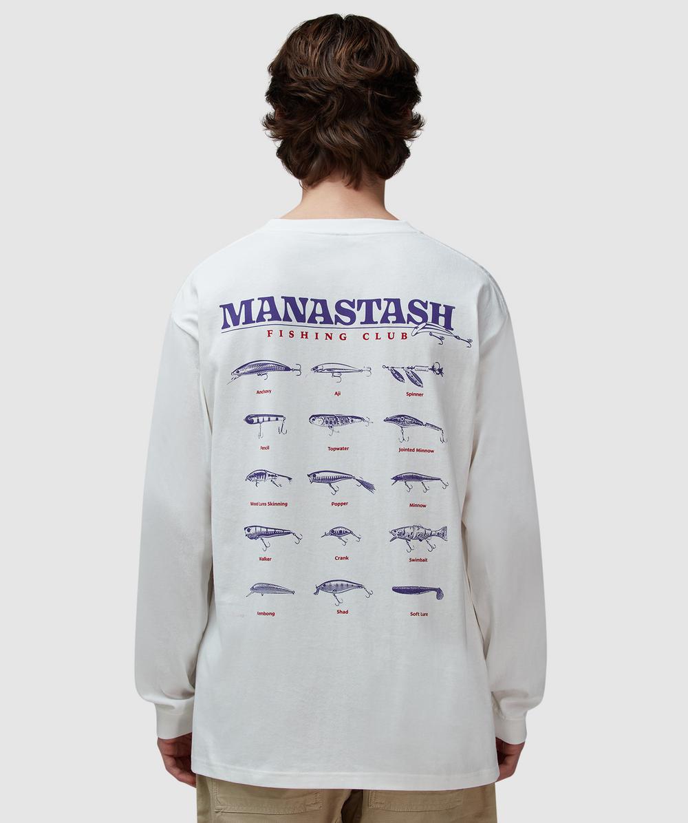 Manastash Citee Lure T-Shirt (White - M) - Size M, Male