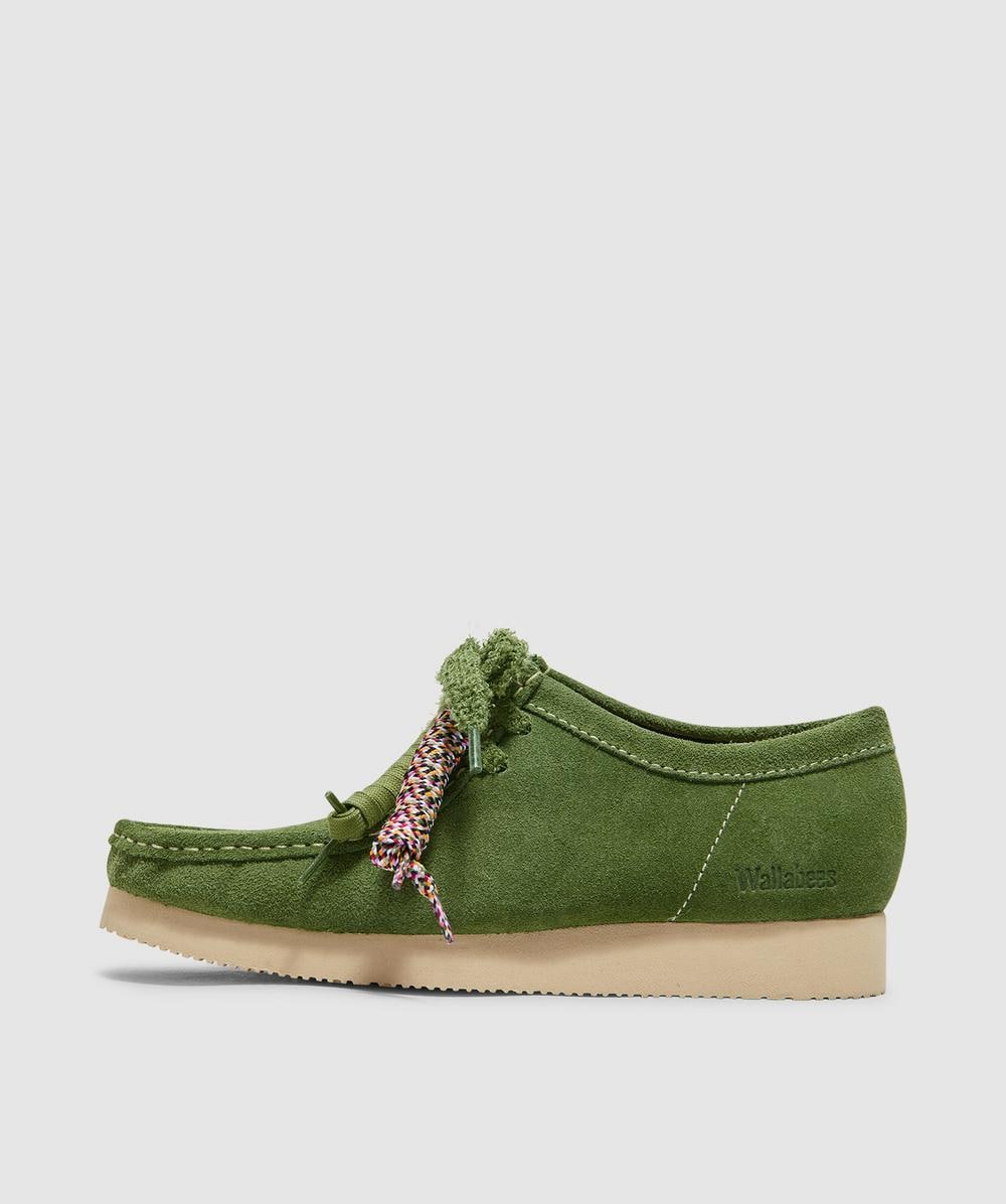 Clarks Originals Wallabee 2406 Shoe (Green Sde - 9) - Size 9 - Men's, Unisex