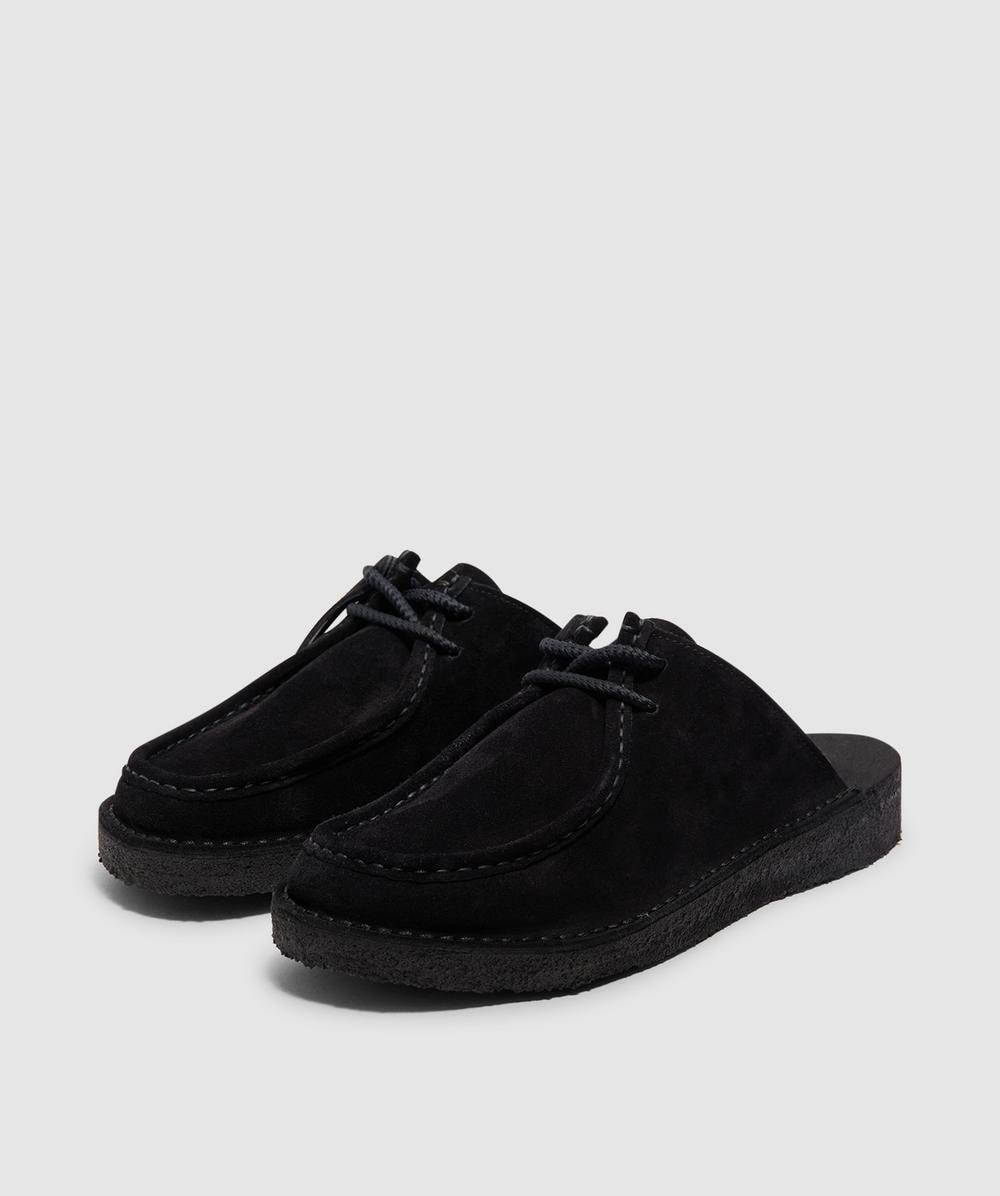 Clarks Originals Desert nomad mule | BLACK SUEDE | SEVENSTORE