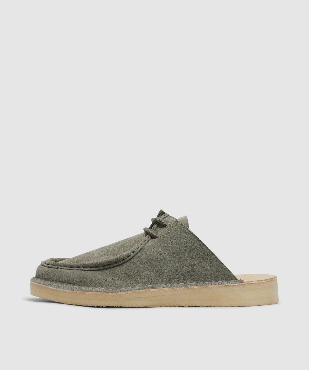 Clarks Originals Desert Nomad Mule (Grey/Sage Suede - 8) - Size 8 - Men's, Unisex