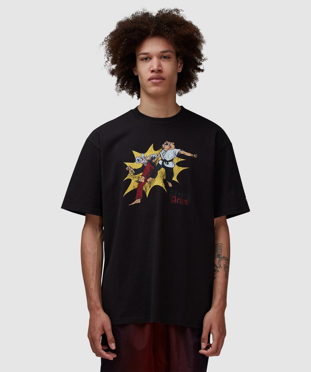 Puma X Aries graphic t-shirt | PUMA BLACK | SEVENSTORE