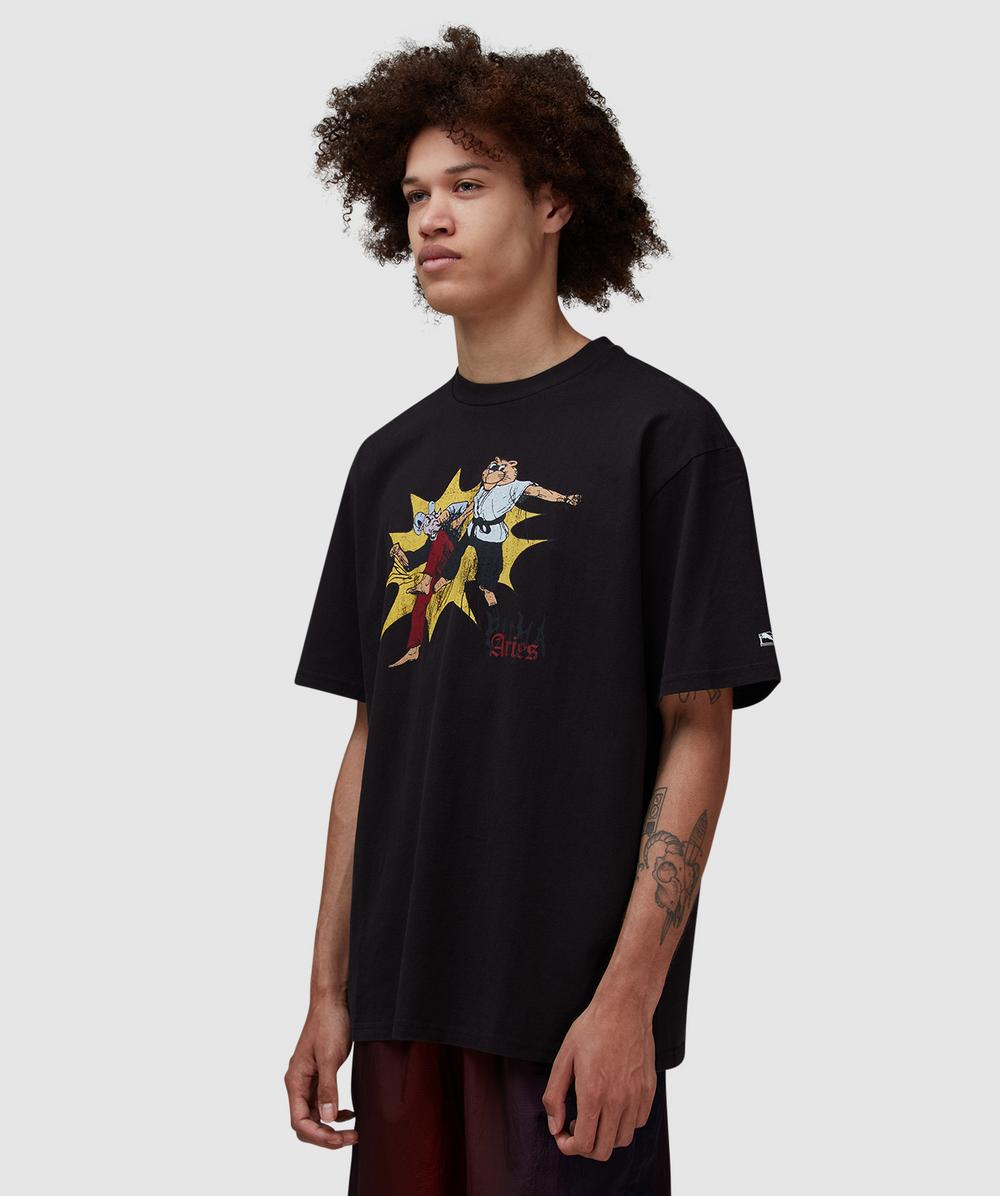 Puma X Aries graphic t-shirt | PUMA BLACK | SEVENSTORE