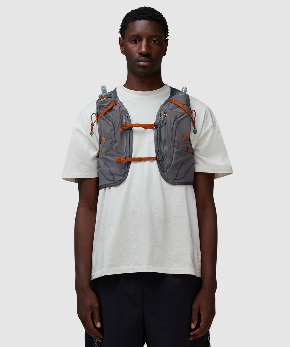 Osprey Duro 6 Hydration Vest (Phantom Grey/Toffee Orange - M) - Size M, Male